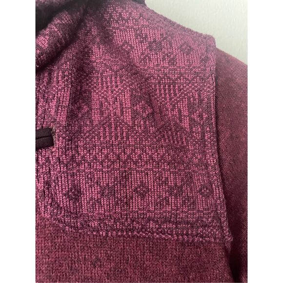 Patagonia Small Womens Large Button Purple Red Winter Coat - Picture 2 of 5